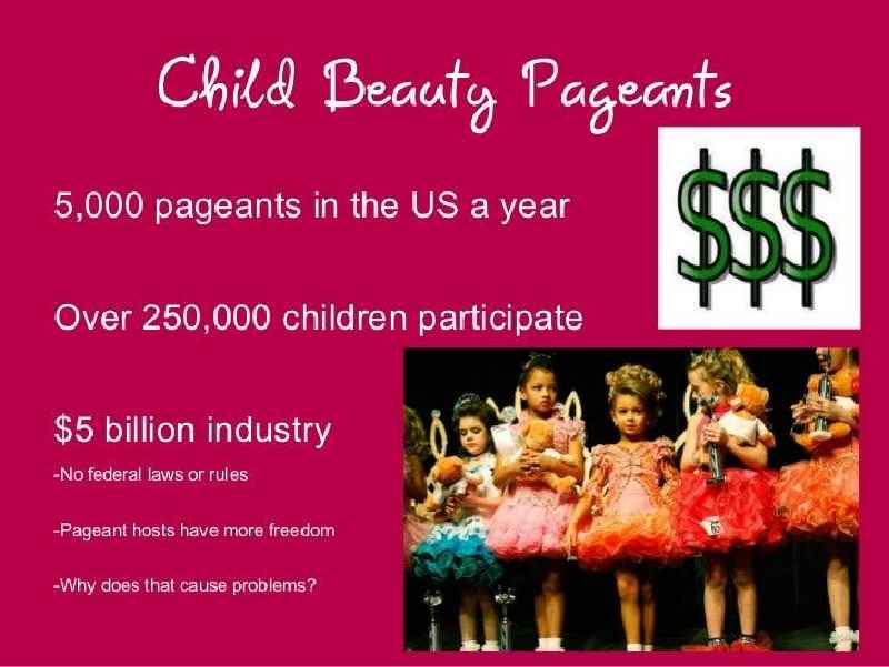 Can child beauty pageants cause eating disorders