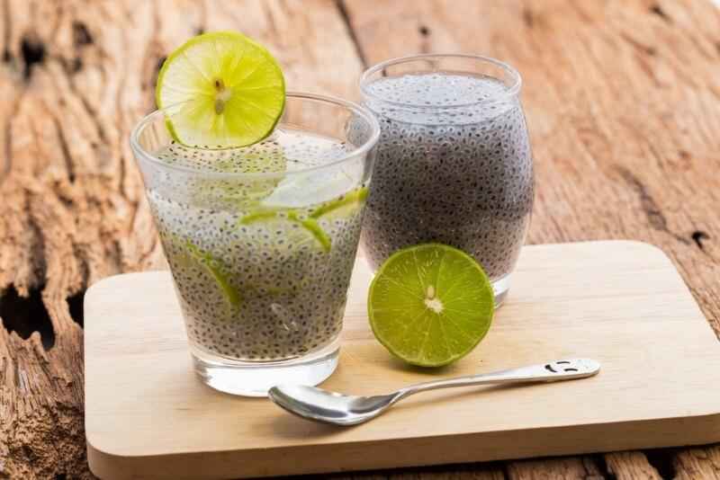 Can I put chia seeds in hot water