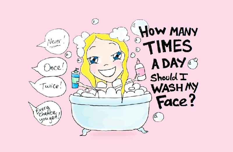 Can I wash my face 3 times a day