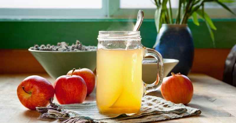 Can you drink apple cider vinegar and honey at night