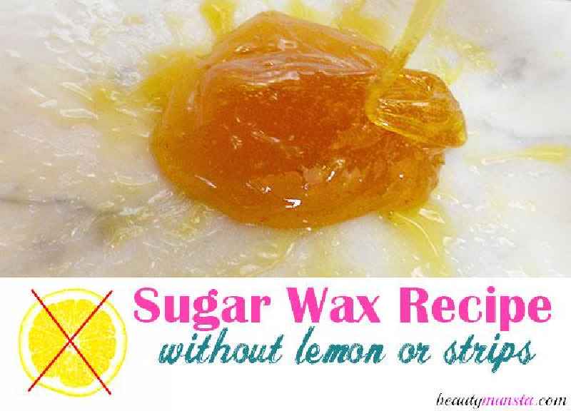 Can you make wax without lemon juice