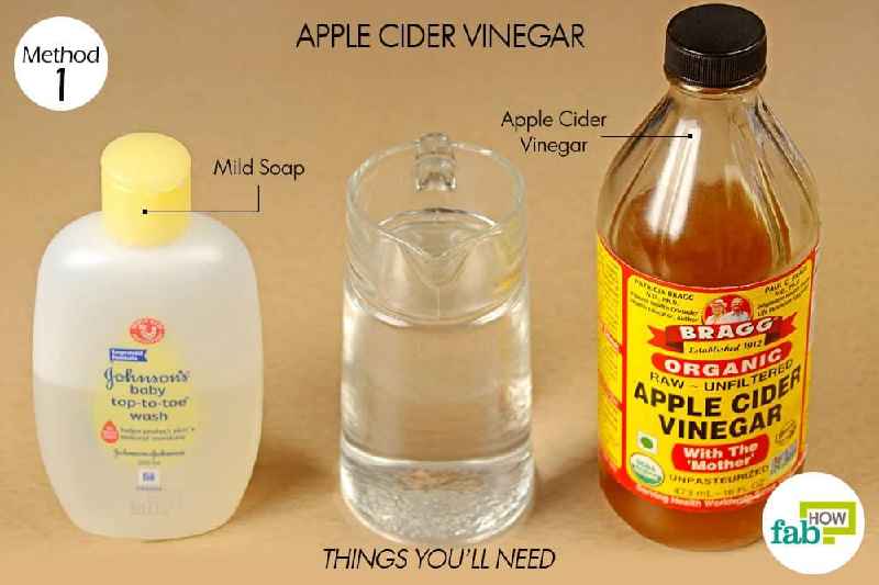 Can you mix castor oil and apple cider vinegar