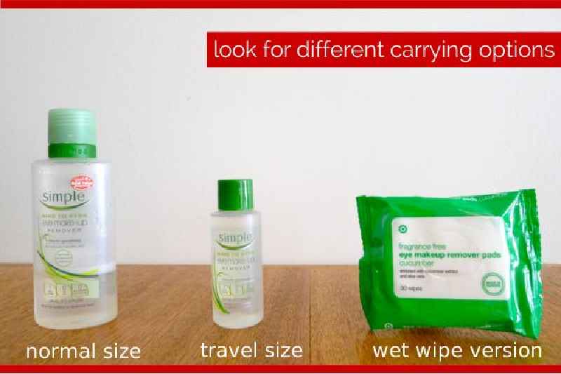 Can you pack full size toiletries in checked luggage