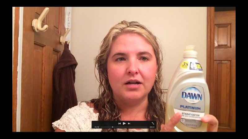 Can you wash synthetic hair with dish soap
