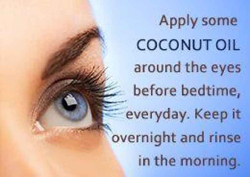 Does coconut oil reduce bags under eyes