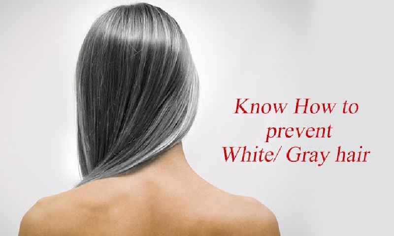 Does oiling hair prevent graying