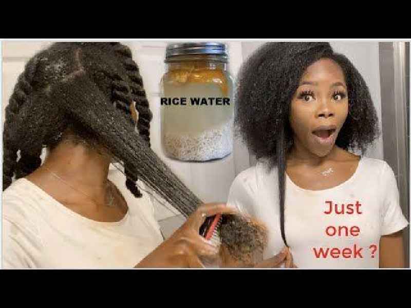 Does rice water grow relaxed hair