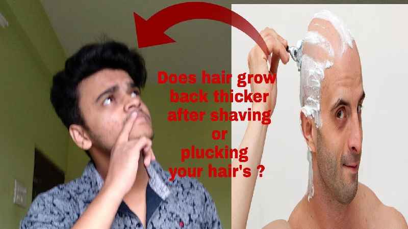 Does shaving woman's face make hair grow thicker