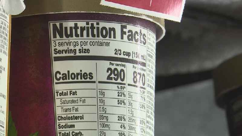 How are nutrition facts labels calculated