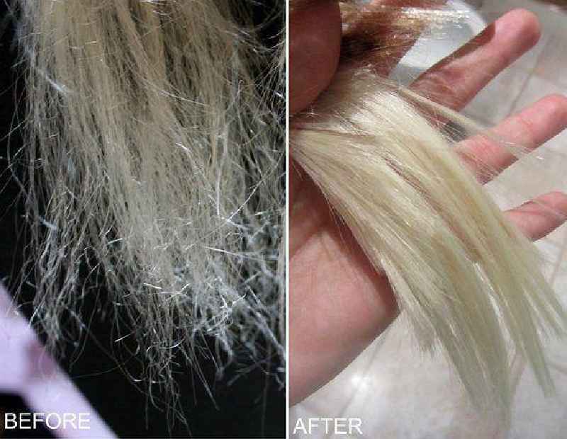 How can I repair my damaged hair at home