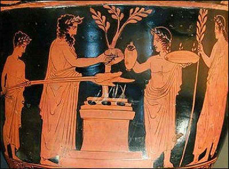 How did the Greeks paint their vases