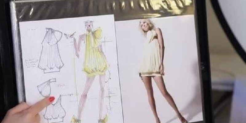How do fashion designers use drawings