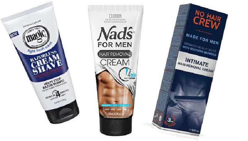 How do men remove pubic hair with hair removal cream