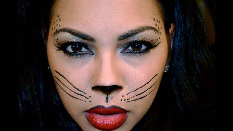 How do you apply makeup to look like a cat