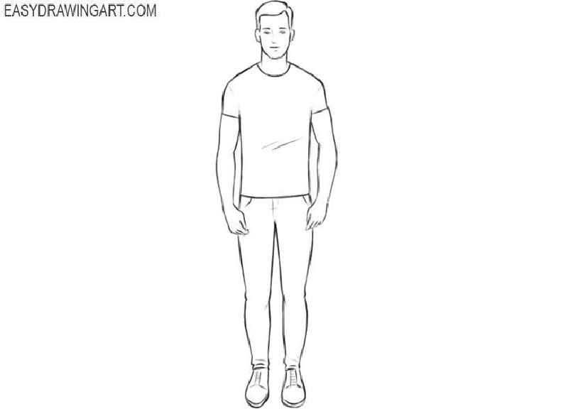 How do you draw a human figure for beginners