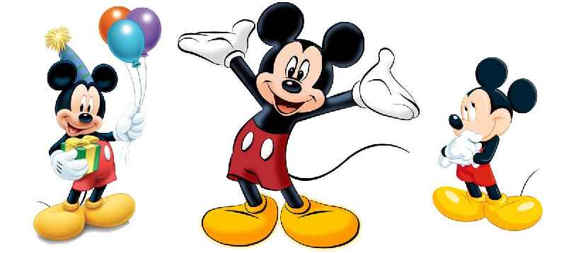 How do you draw Mickey Mouse full body