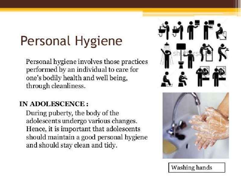 How do you explain personal hygiene to a child