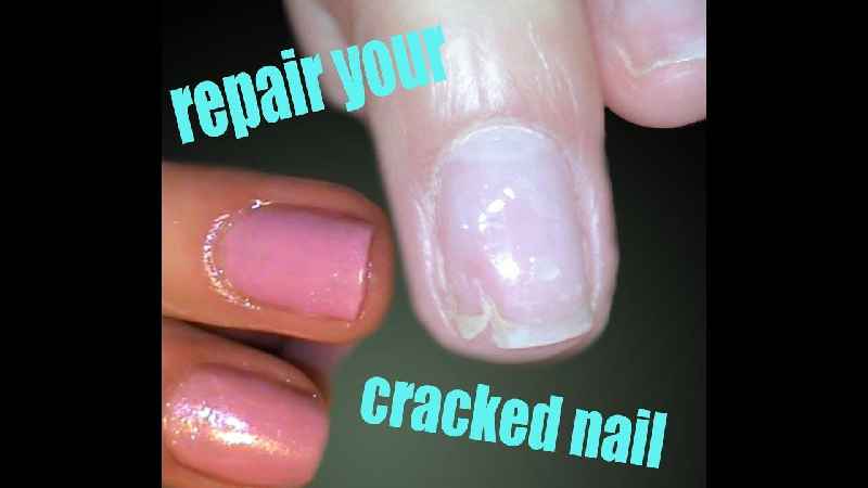 How do you fix a split natural nail