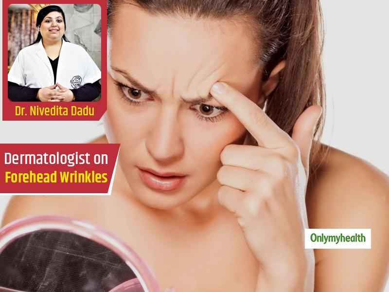 How do you get rid of deep forehead wrinkles naturally