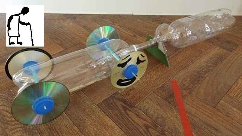 How do you make a Coke bottle rocket