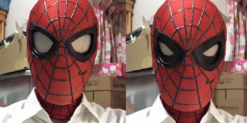 How do you make a spider eye costume