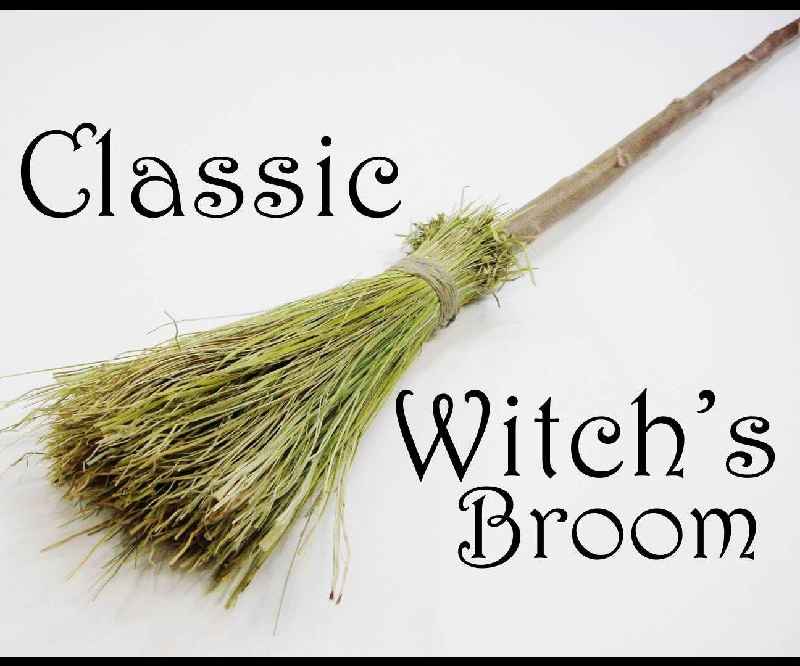 How do you make a witches broom at home