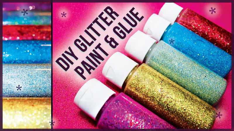 How do you make body glitter spray