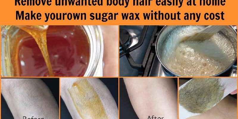 How do you make wax remove unwanted hair