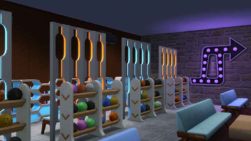 How do you unlock the bowling alley in Sims Freeplay