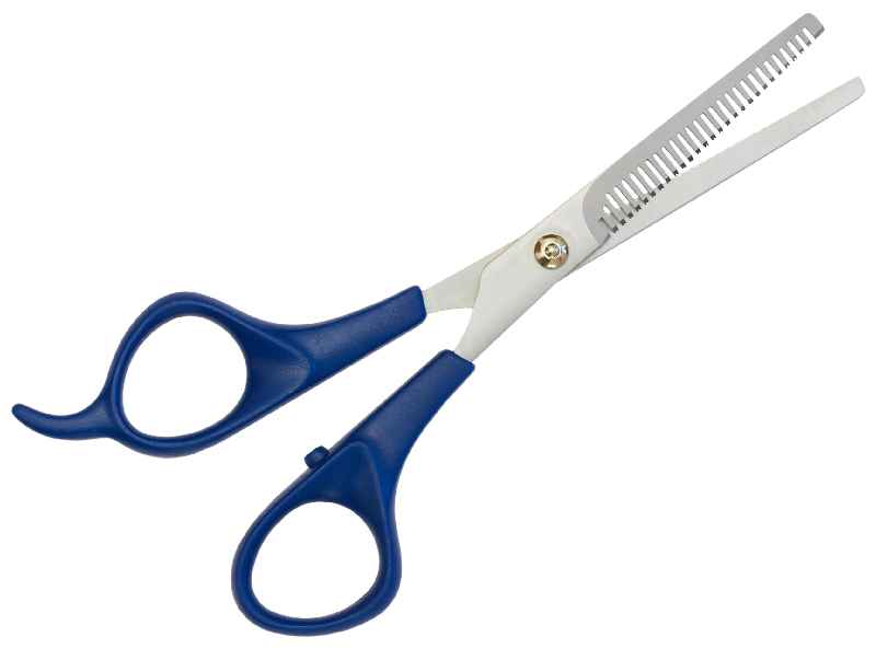 How do you use women's thinning scissors