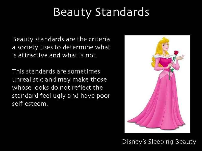 How does beauty standards affect self-esteem