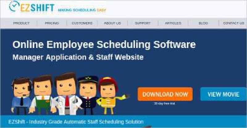 How does scheduling software assist managers