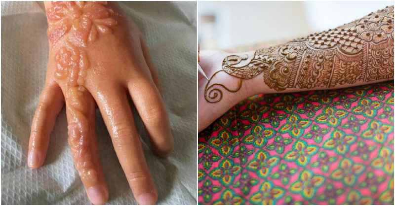 How long do you leave henna on skin