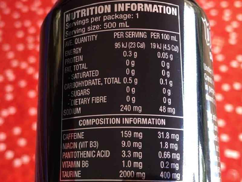 How many calories per day is a nutrition facts label based on