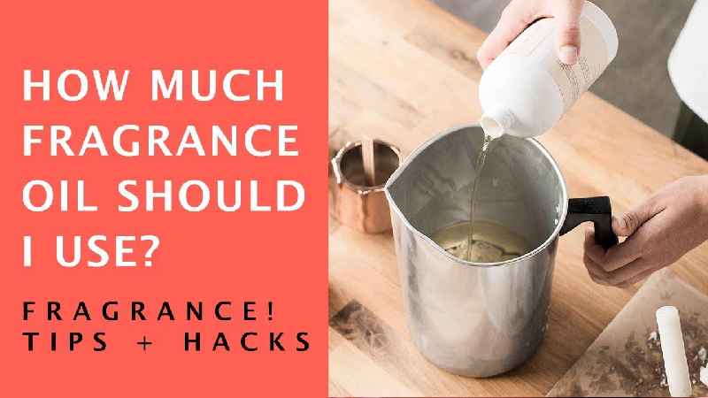 How many drops of fragrance oil do you put in a candle