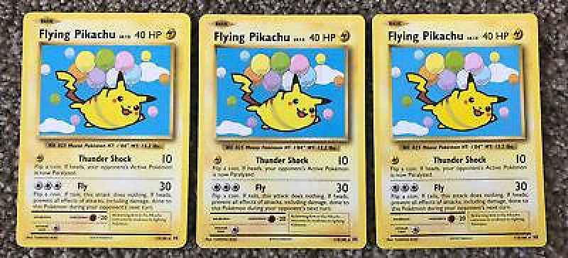 How much is a secret rare flying Pikachu worth