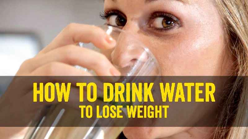 How much water should I drink a day to lose weight