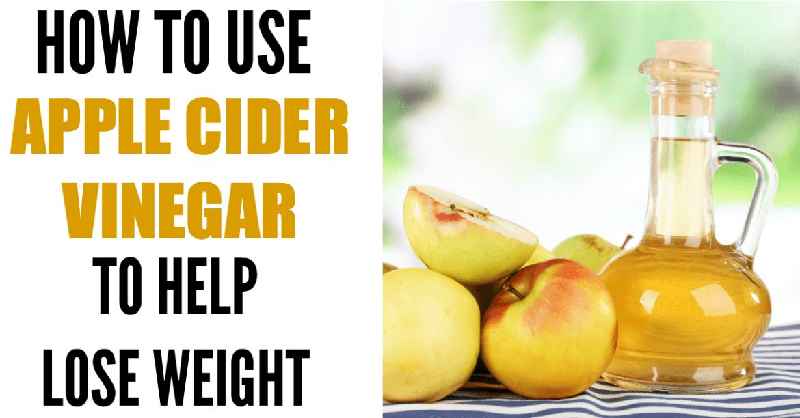How much weight can you lose by drinking apple cider vinegar in a week