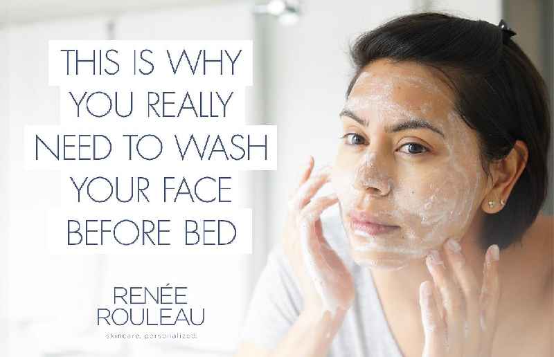 Is it good to wash face before sleep