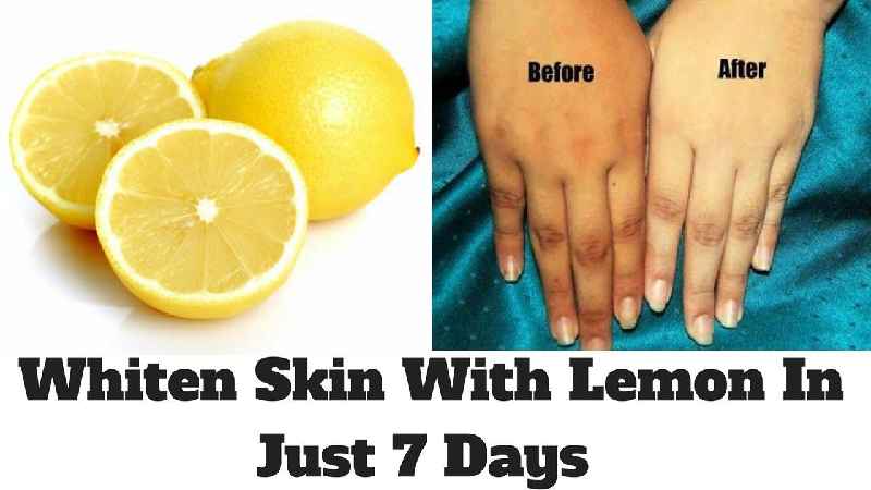 Is lemon good for face