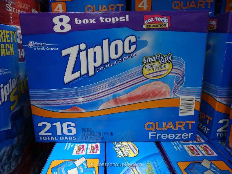 Is there a Ziploc size between quart and gallon