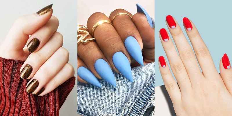 What are the 5 basic nail shapes in manicuring
