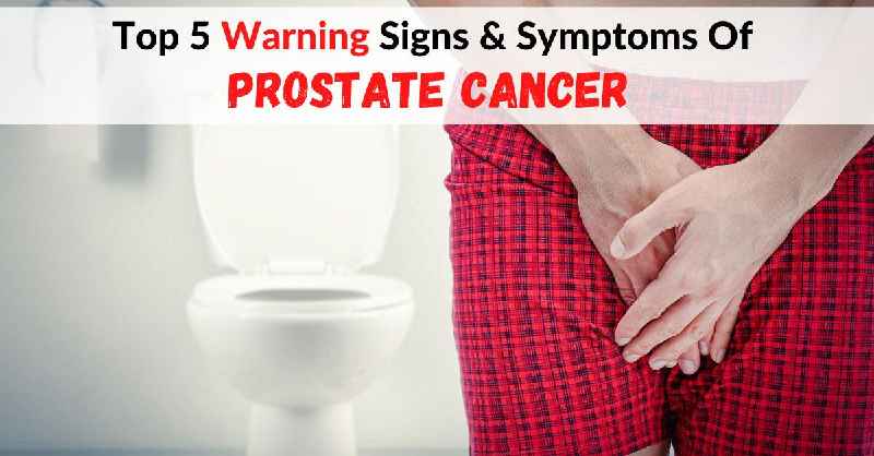 What are the 5 warning signs of prostate infection