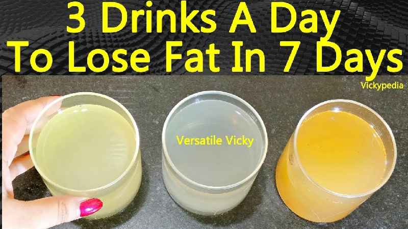 What can I drink to burn belly fat in a week