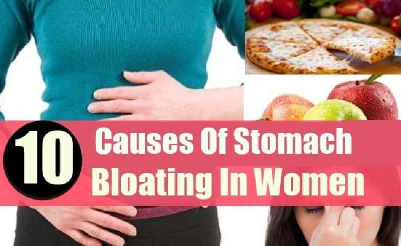What causes big stomach in females