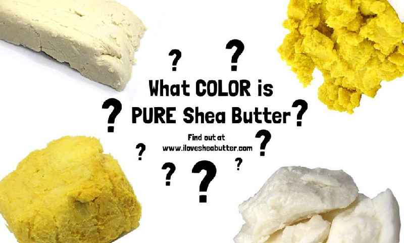 What color is real African shea butter