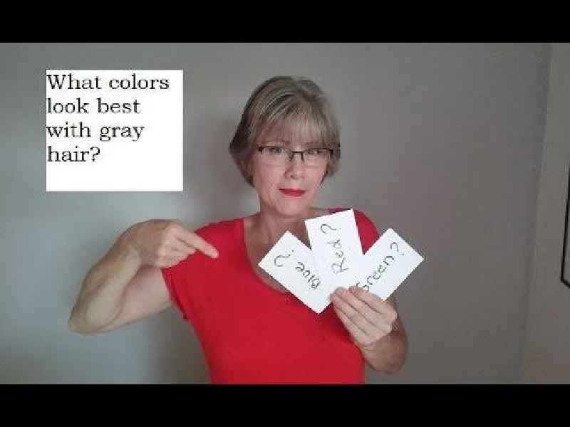 What colors should you not wear with gray hair