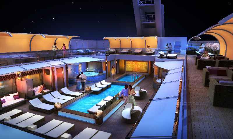 What deck is the spa on Norwegian escape