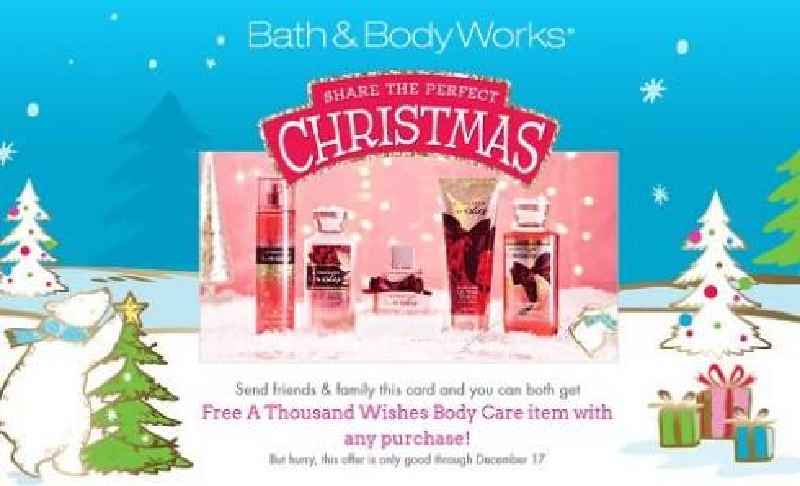 What does Bath and Body Works a thousand wishes smell like