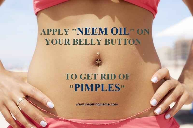 What happens if you put perfume in your belly button